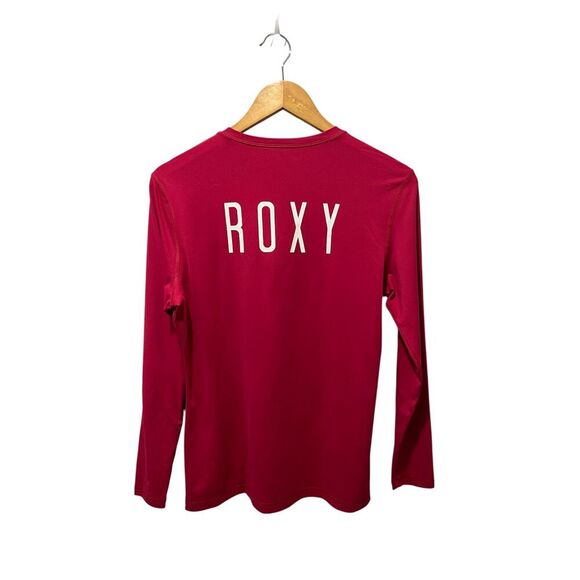 Roxy Women's Enjoy Waves Size Medium Rashguard Pink/Red Surf Swimwear - Picture 2 of 4